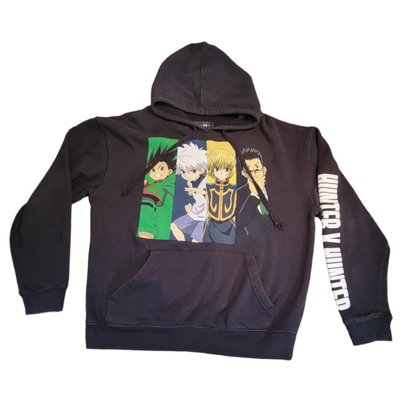Hunter X Hunter‎ Hoodie Size Medium Graphics Front Back and Sleeve Anime - Picture 1 of 6